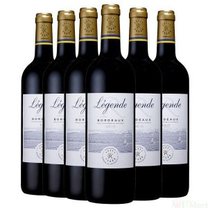 法国进口红酒 拉菲（LAFITE）传奇波尔多干红葡萄酒 整箱装 750ml*6瓶（ASC）